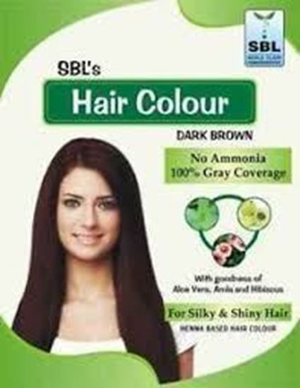 Picture of SBL Hair Colour 12 Sachets Dark Brown