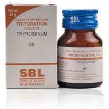 Picture of SBL Thyroidinum Trituration Tablet 6X