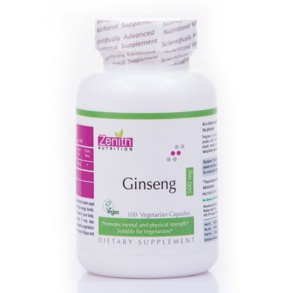 Picture of Zenith Nutrition Ginseng 500mg Capsule
