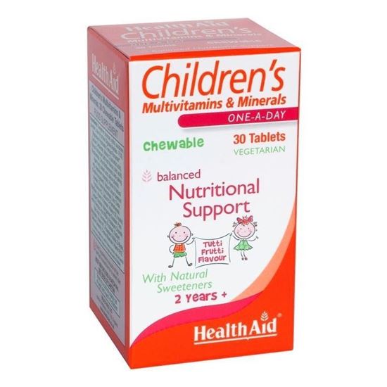 Picture of Healthaid Childrens Multivitamins & Minerals Chewable Tablet Tutti Frutti