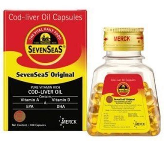 Picture of Seven Seas Original Cod Liver Oil Capsule