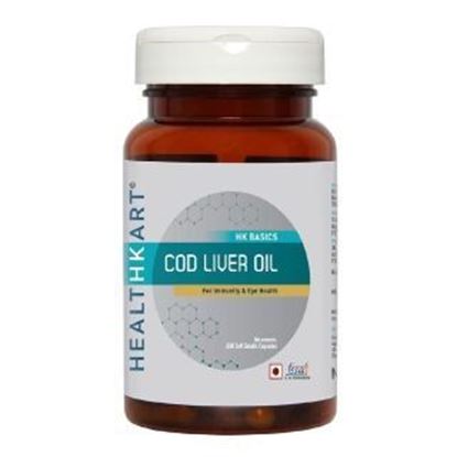 Picture of HealthKart Cod Liver Oil Capsule