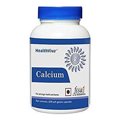Picture of HealthViva Calcium with Vitamin D3 Tablet