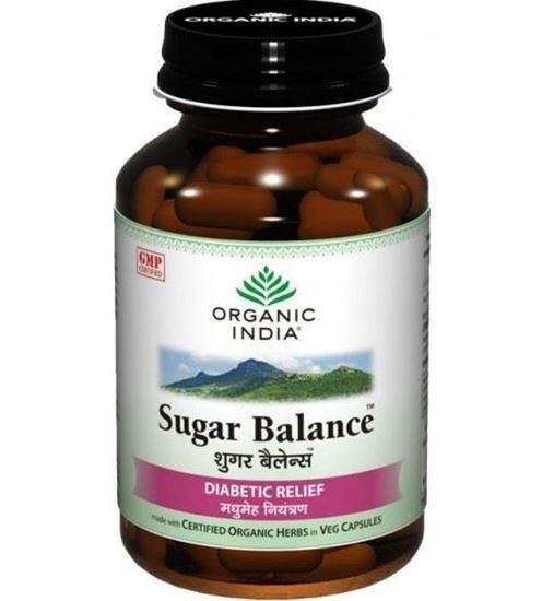Picture of Organic India Sugar Balance Capsules