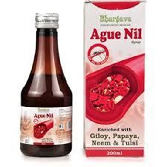 Picture of Dr. Bhargava Ague Nil Syrup with Giloy, Papaya, Neem and Tulsi