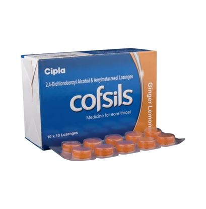 Picture of Cofsils Lozenges Lemon Ginger