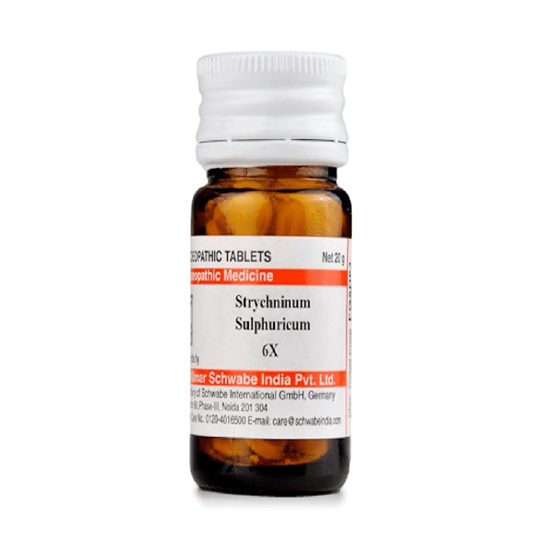 Picture of Dr Willmar Schwabe India Strychninum Sulphuricum Trituration Tablet 6X