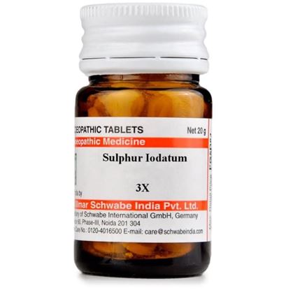 Picture of Dr Willmar Schwabe India Sulphur Iodatum Trituration Tablet 3X