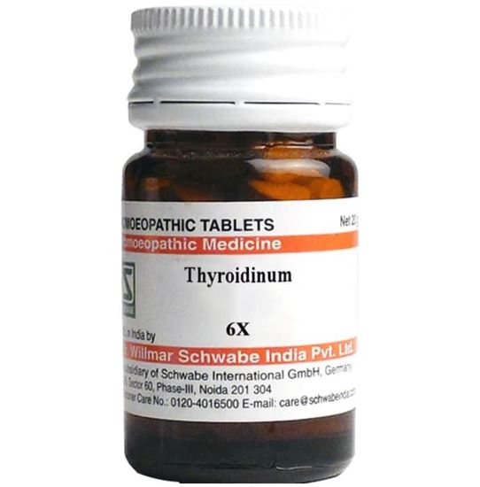 Picture of Dr Willmar Schwabe India Thyroidinum Trituration Tablet 6X