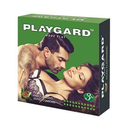 Picture of Playgard Dotted Condom Paan Pack of 4
