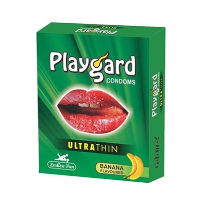 Picture of Playgard Ultrathin Condom Banana Pack of 4