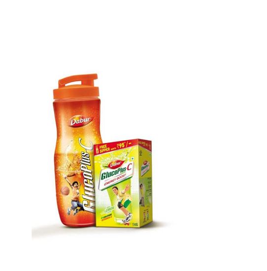 Picture of Dabur Glucoplus C Powder (Get Sipper Free) Lemon