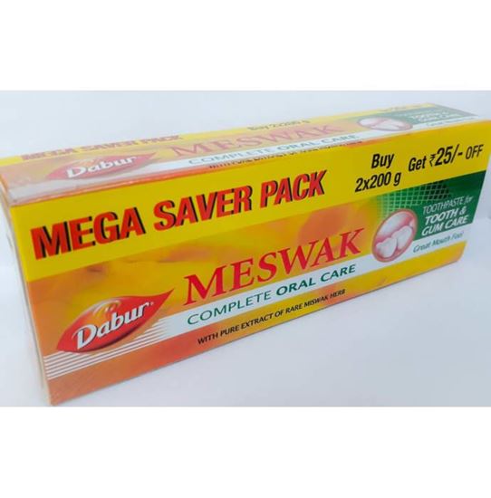 Picture of Dabur Meswak Toothpaste Mega Saver Pack (200gm + 200gm)