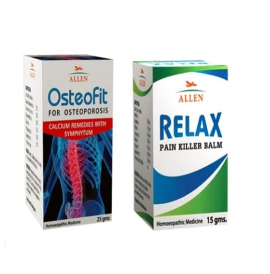 Picture of Allen Anti Osteoporosis Combo (Osteofit Tablet + Relax Pain Killer Balm)