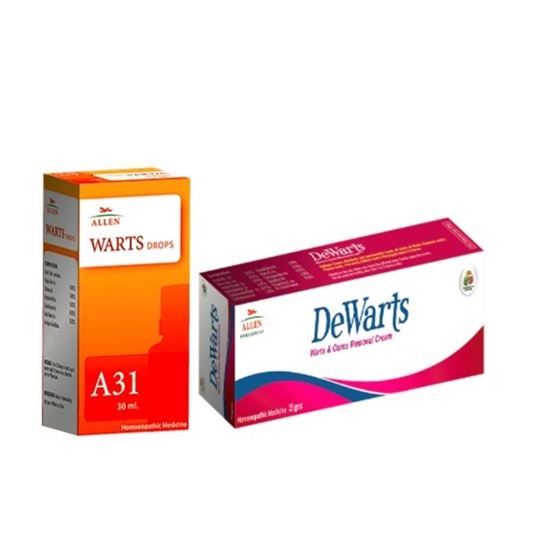 Picture of Allen Anti Warts Combo (A31 + Dewarts Cream)