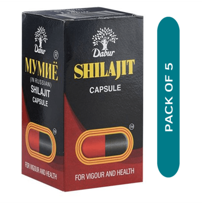 Picture of Dabur Shilajit Capsule Pack of 5