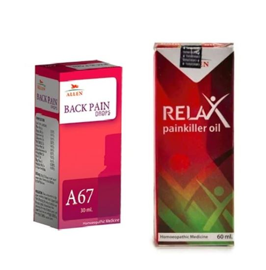 Picture of Allen Back Pain Care Combo (A67 + Relax Pain Killer Oil)