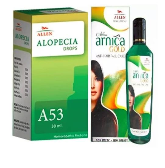 Picture of Allen Hair Care Combo (A53 + Arnica Gold Oil)