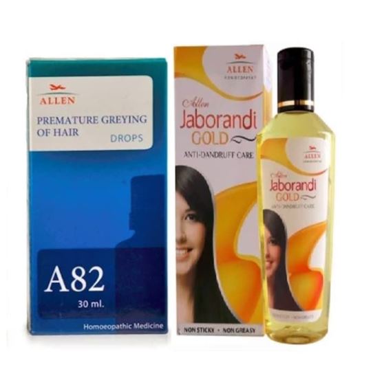 Picture of Allen Hair Care Combo (A82 + Jaborandi Gold Oil)