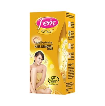 Picture of Fem Antidarkening Hair Removal Cream Gold Pack of 2