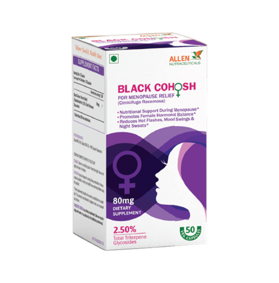 Picture of Allen Nutraceutical Black cohosh 80mg Capsule