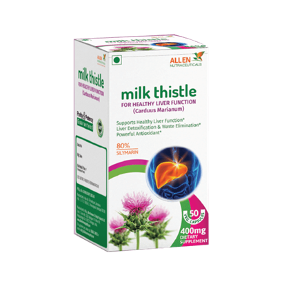 Picture of Allen Nutraceutical Milk Thistle 400mg Capsule