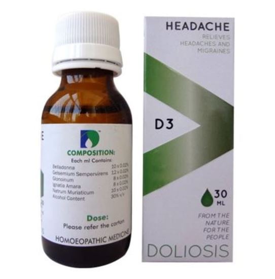Picture of Doliosis D3 Headache Drop