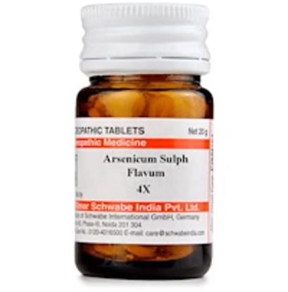Picture of Dr Willmar Schwabe India Arsenicum Sulphuratum Flavum Trituration Tablet 4X