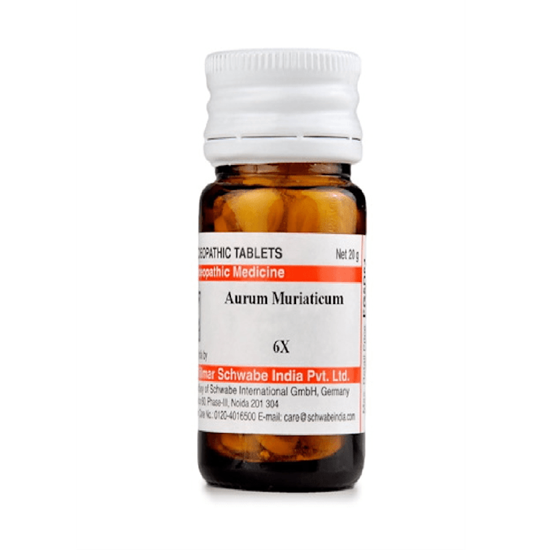 Picture of Dr Willmar Schwabe India Aurum Muriaticum Trituration Tablet 6X