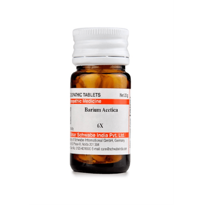 Picture of Dr Willmar Schwabe India Barium Acetica Trituration Tablet 6X