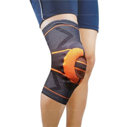 Picture of Dyna 3D Knitted Knee Cap XL Orange Left
