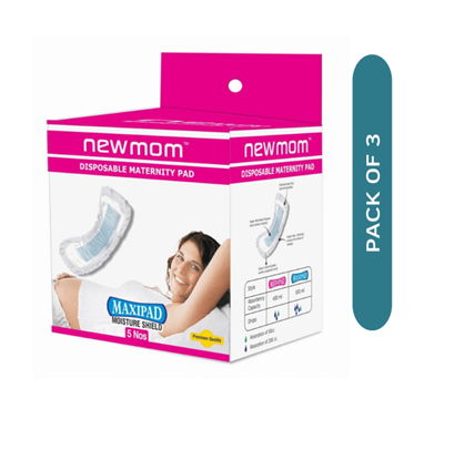 Picture of Newmom Disposable Maternity (Maxi) Pads Pack of 3