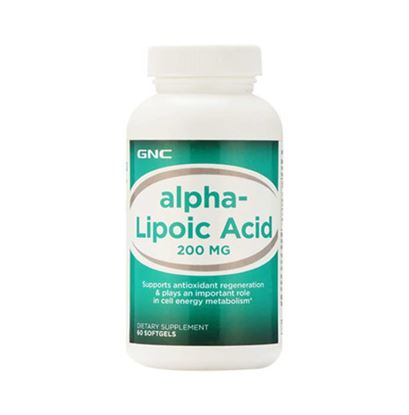 Picture of GNC Alpha Lipoic Acid 200mg Soft Gelatin Capsule