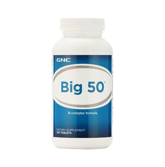 Picture of GNC Big 50 B-Complex Formula Tablet Pack of 2