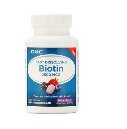 Picture of GNC Biotin Fast Dissolving Tablet Mixed Berry