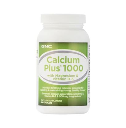 Picture of GNC Calcium Plus 1000 with Magnesium and Vitamin D3 Capsule