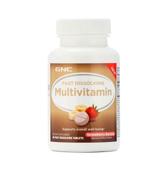 Picture of GNC Fast Dissolving Multivitamin Tablet Strawberry Banana