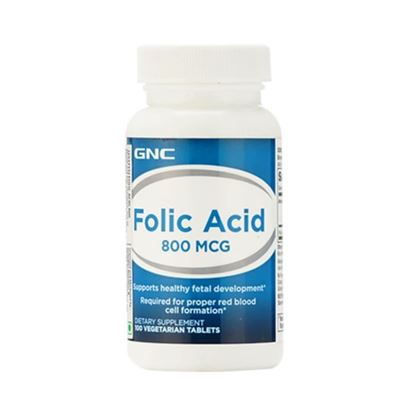 Picture of GNC Folic Acid 800 mcg Tablet