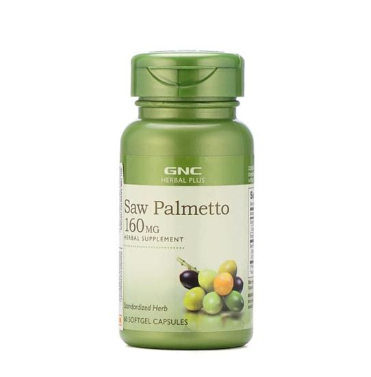 Picture of GNC Herbal Plus Saw Palmetto 160mg Soft Gelatin Capsule