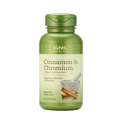 Picture of GNC Herbal Plus Cinnamon and Chromium Capsule