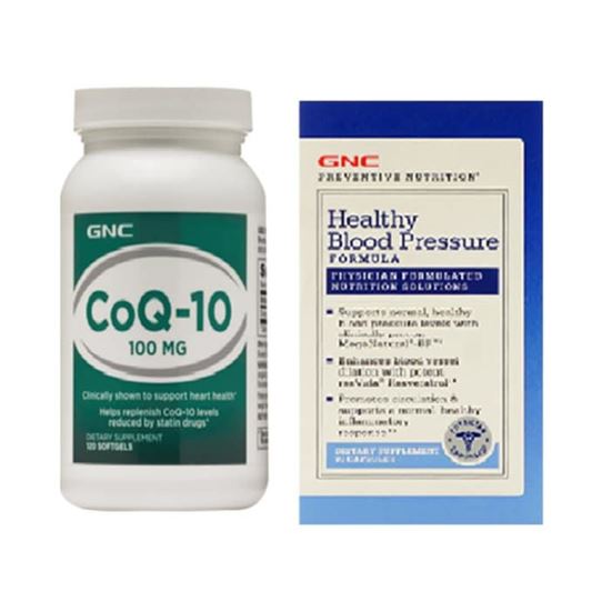 Picture of GNC Preventive Nutrition Healthy Blood Pressure Capsule with Fast Dissolving CoQ10 -100mg Softgels