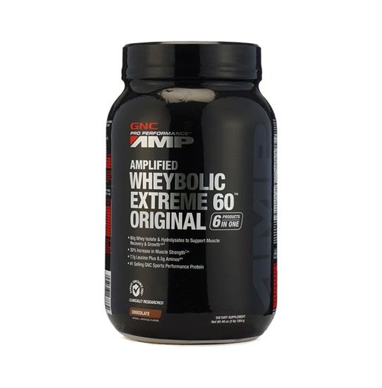 Picture of GNC Pro Performance AMP Amplified Wheybolic Extreme 60 Original Powder Chocolate