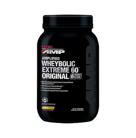 Picture of GNC Pro Performance AMP Amplified Wheybolic Extreme 60 Original Powder Vanilla