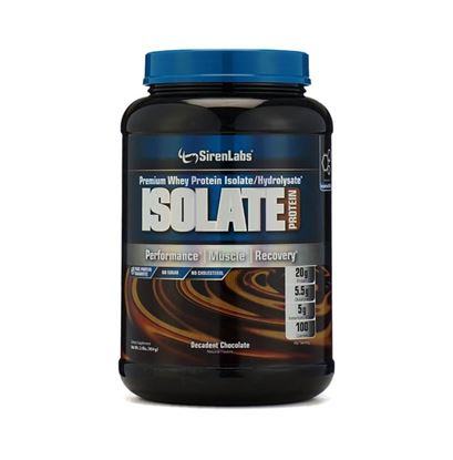 Picture of GNC SirenLabs Isolate Protein Powder Decadent Chocolate