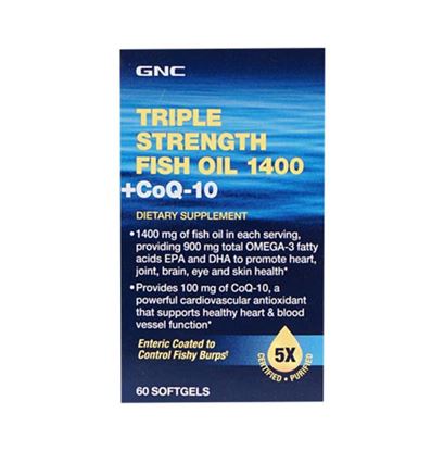 Picture of GNC Strength Fish Oil + CO Q-10 Soft Gelatin Capsule