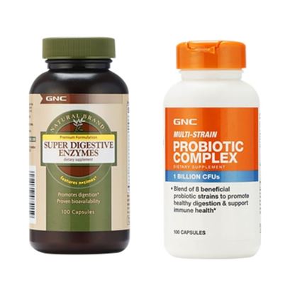 Picture of GNC Super Digestive Enzyme Capsule with Probiotic Complex 1Bn Capsule