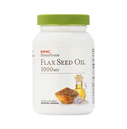 Picture of GNC SuperFoods Flax Seed Oil Softgel