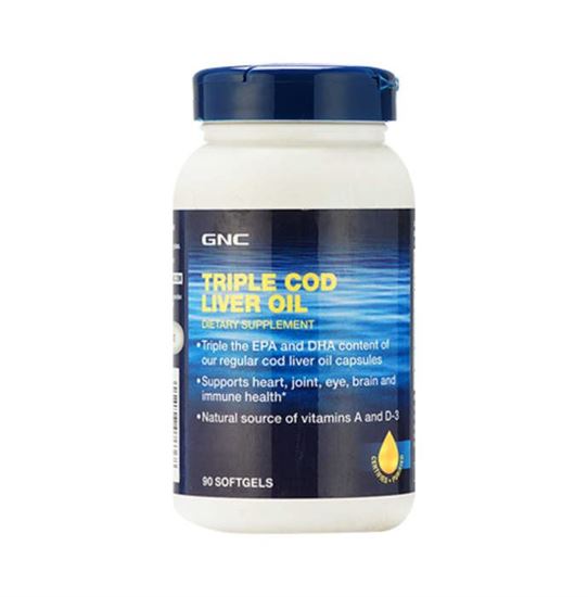 Picture of GNC Triple Cod Liver Oil Softgels