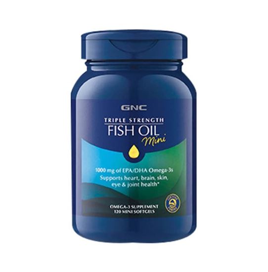 Picture of GNC Triple Strength Fish Oil Mini Soft Gelatin Capsule