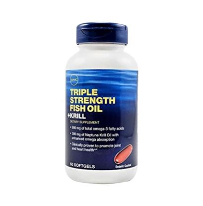 Picture of GNC Triple Strength Fish Oil plus Krill Soft Gelatin Capsule Pack of 2